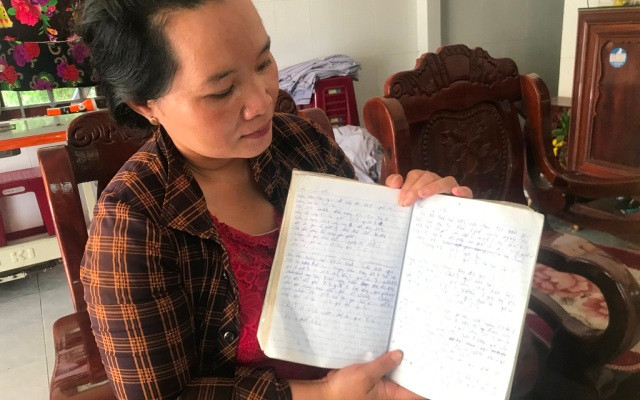 Chị Diệp “Icom” và cuốn nhật ký tin tức mưa giông gió bão.