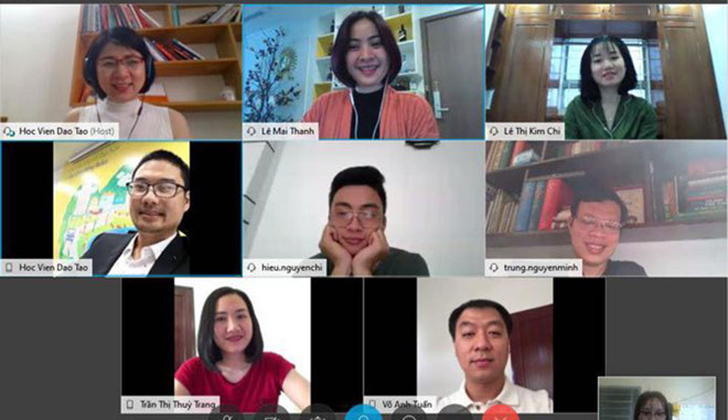 Làm việc từ xa là mô hình được nhiều doanh nghiệp lựa chọn để phòng tránh dịch Covid-19. Ảnh: Thanh Lê