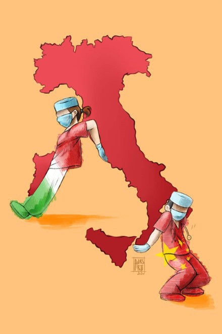 Aurora Cantone khẳng định bức vẽ của cô chỉ có bản đồ nước Ý và có ký tên Aurora Cantone khẳng định bức vẽ của cô chỉ có bản đồ nước Ý và có ký tên