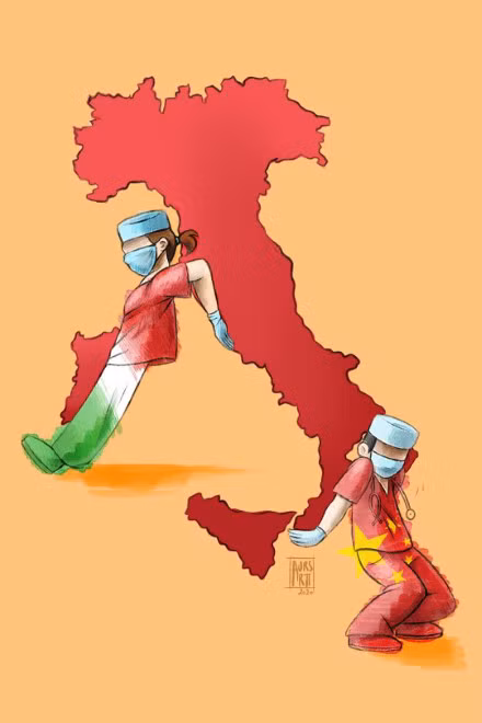 Aurora Cantone khẳng định bức vẽ của cô chỉ có bản đồ nước Ý và có ký tên Aurora Cantone khẳng định bức vẽ của cô chỉ có bản đồ nước Ý và có ký tên