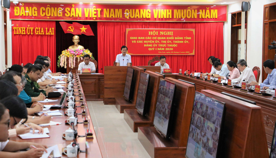 Quang cảnh hội nghị. Ảnh: Quang Tấn