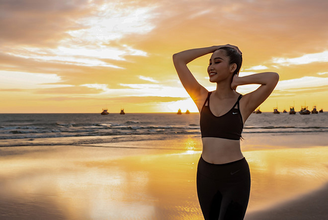 Người đẹp sinh năm 1995 sở hữu số đo 84-60-92 sau thời gian tập luyện chăm chỉ