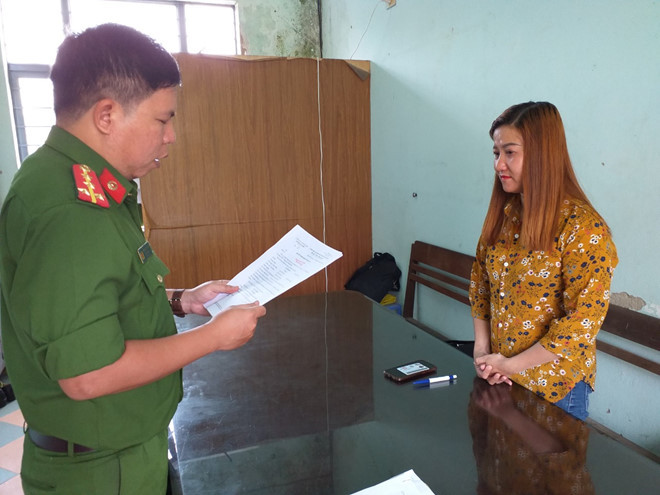  Lê Thị Hậu bị Công an Q.Thanh Khê khởi tố-Ảnh: Nguyễn Tú