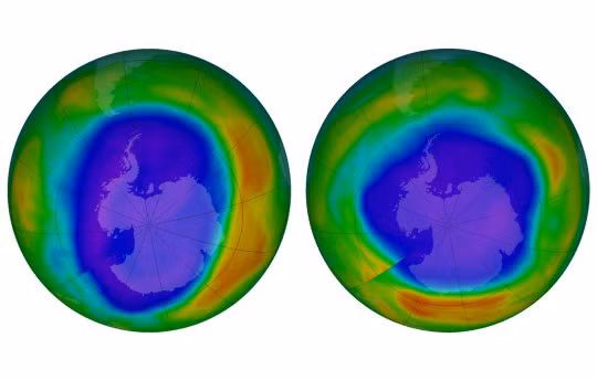 Sự phục hồi tầng ozone thực tế đang thúc đẩy những thay đổi về sự lưu thông bầu khí quyển. Ảnh: AP