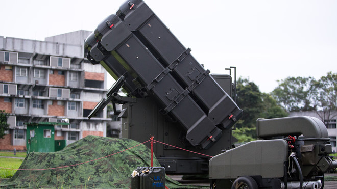 Giàn tên lửa đối không tham gia tập trận - Ảnh: AFP Giàn tên lửa đối không tham gia tập trận - Ảnh: AFP