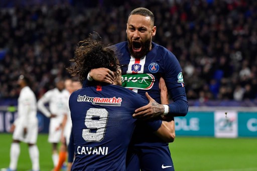 Neymar cũng góp công cho PSG bằng quả đá phạt 11 mét/ AFP