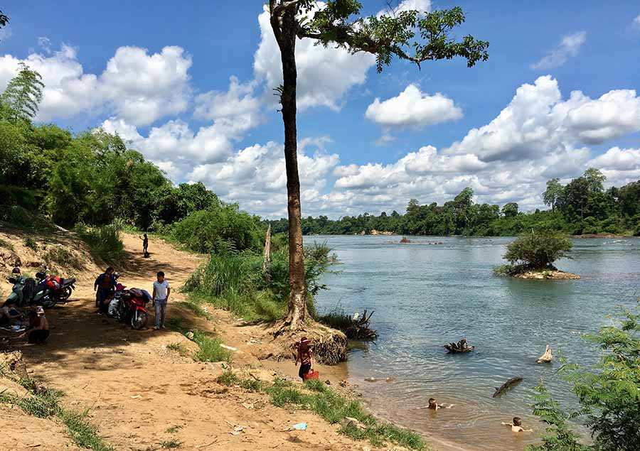 Một phần sông Pô Kô cũng được xem là điểm du lịch lý thú của Đức Cơ. Ảnh: Hà Duy