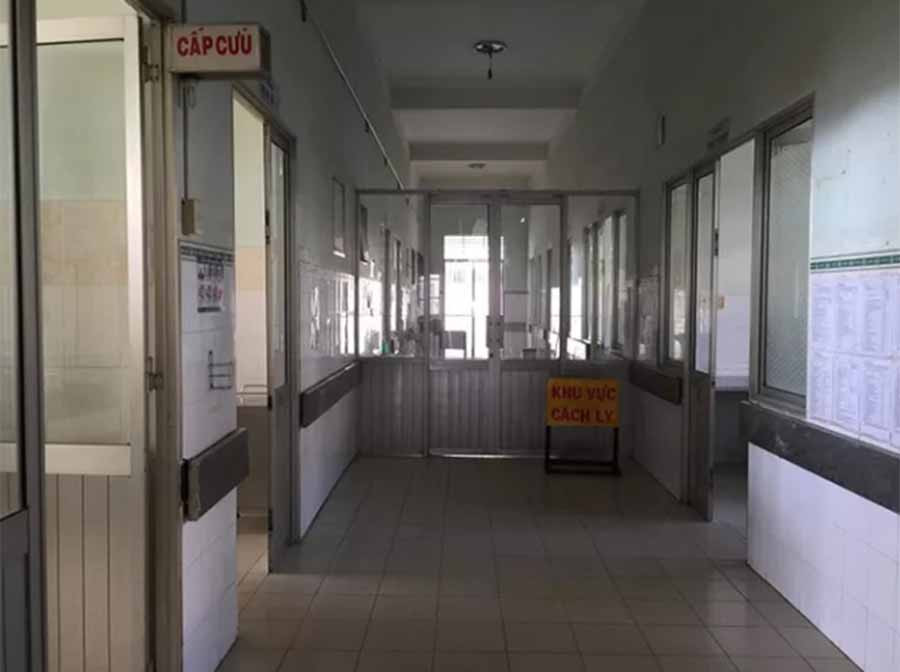 Khu vực cách ly bà T.