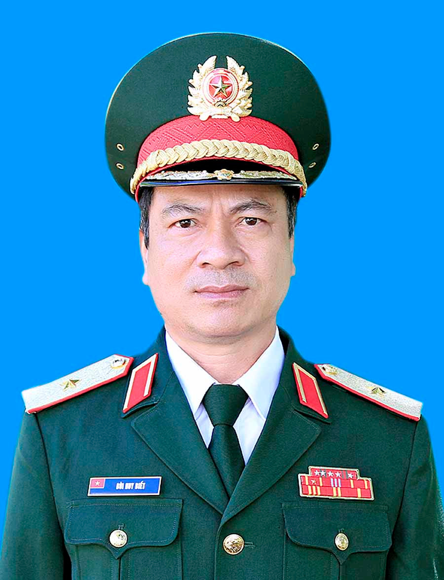 Thiếu tướng Bùi Huy Biết. Ảnh: V.H Thiếu tướng Bùi Huy Biết. Ảnh: V.H