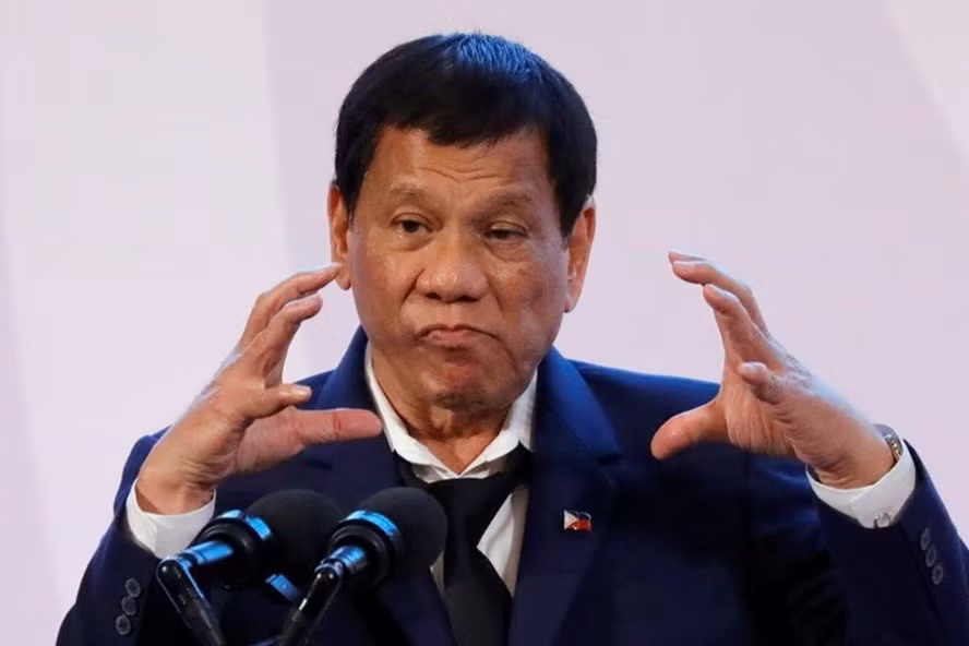  Tổng thống Rodrigo Duterte. Ảnh: Reuters.