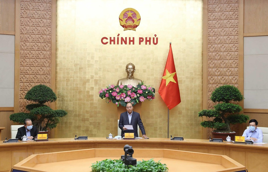 Thủ tướng Nguyễn Xuân Phúc phát biểu. (Ảnh: Thống Nhất/TTXVN) Thủ tướng Nguyễn Xuân Phúc phát biểu. (Ảnh: Thống Nhất/TTXVN)
