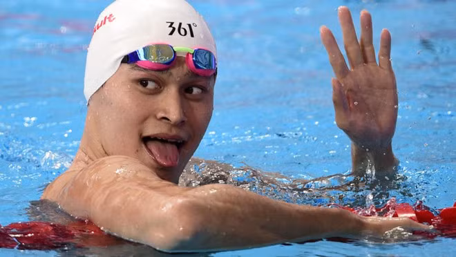 Sun Yang luôn bị cộng đồng bơi thế giới tố gian lận doping/ CHỤP MÀN HÌNH
