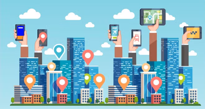 Với việc hầu như mỗi người dân đều có smartphone, ngành y tế sẽ dễ dàng theo dõi sự dịch chuyển của những người bị nhiễm và tình nghi nhiễm thông qua xác định vị trí địa lý. Ảnh chụp màn hình của Green Crest Capital