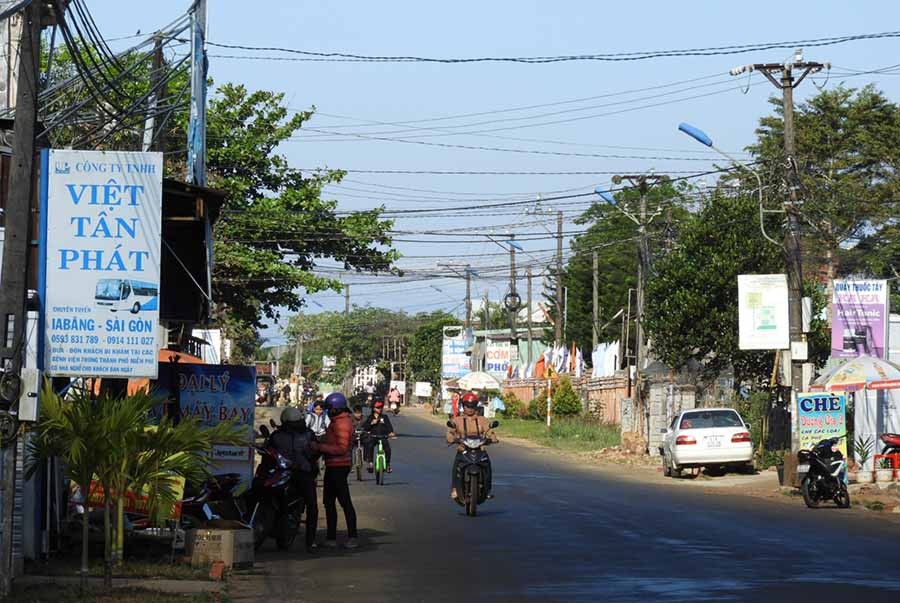  Khu vực trung tâm xã Ia Băng, huyện Đak Đoa. Ảnh: T.N
