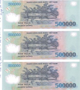  Tiền giả mà Thông làm ra để bán