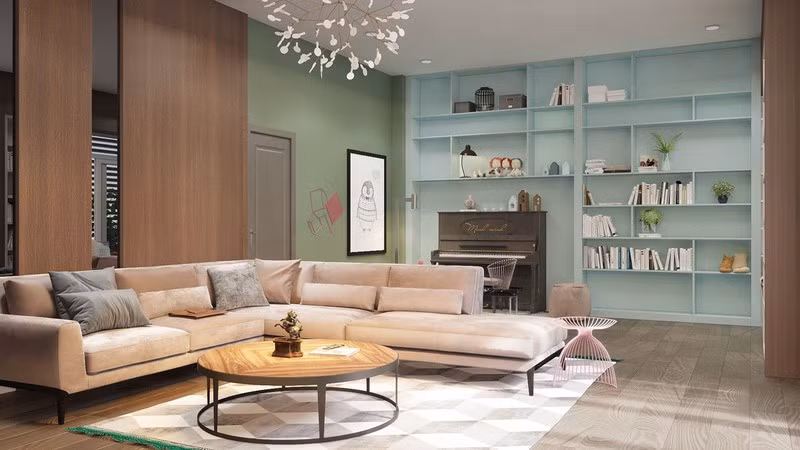 Màu xanh ngoài làm dịu tâm trí nó còn được cho là làm chậm quá trình trao đổi chất của con người, làm chậm quá trình lão hóa.