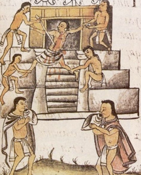 Maya và Aztec cổ đại là 2 nền văn hóa từng duy trì tục lệ này. Maya và Aztec cổ đại là 2 nền văn hóa từng duy trì tục lệ này.