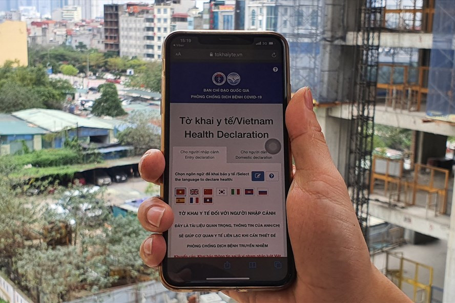 Tải ứng dụng khai y tế tự nguyện