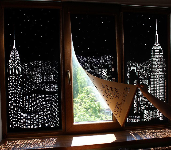 Chiếc rèm cửa độc đáo này giúp cho bạn cảm thấy như đang sống giữa kinh độ New York hoa lệ. Chiếc rèm cửa độc đáo này giúp cho bạn cảm thấy như đang sống giữa kinh độ New York hoa lệ.