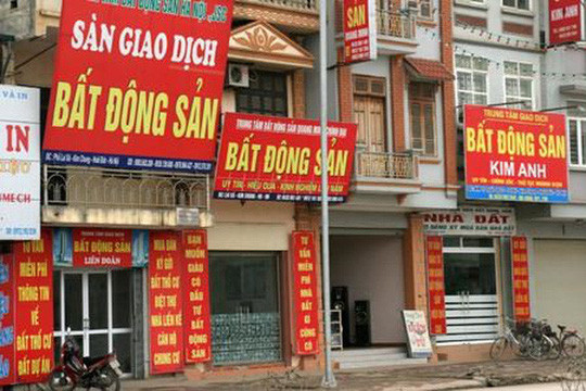 Hơn 300 sàn môi giới bất động sản phải đóng cửa vì khó khăn. Ảnh minh họa.