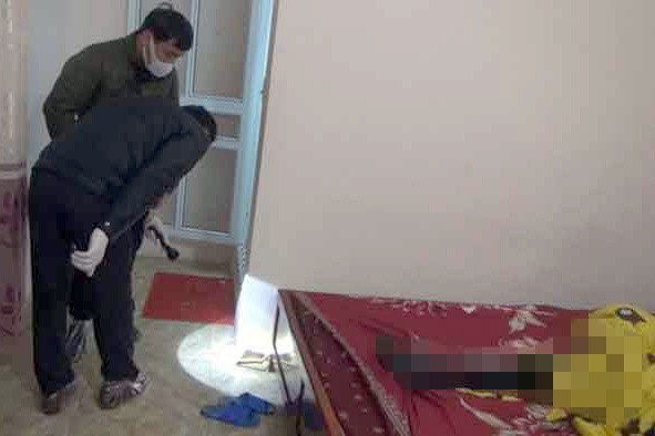 Hiện trường án mạng. Ảnh: N.T.