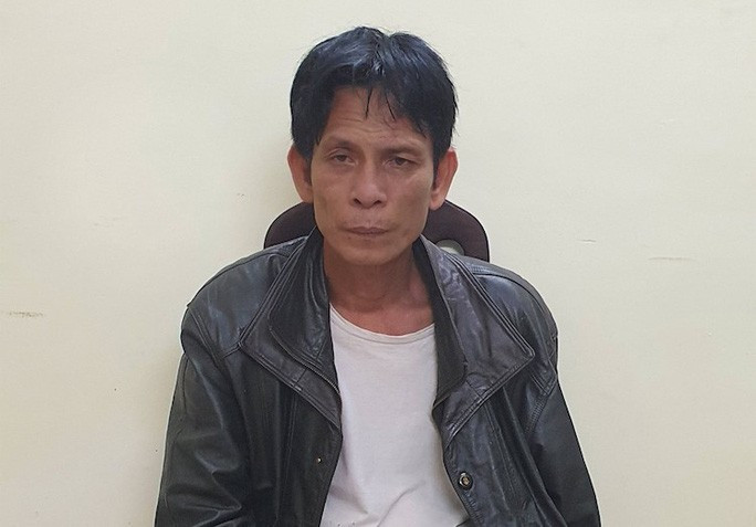 Đối tượng Định tại cơ quan công an - Ảnh: H. Nguyễn Đối tượng Định tại cơ quan công an - Ảnh: H. Nguyễn