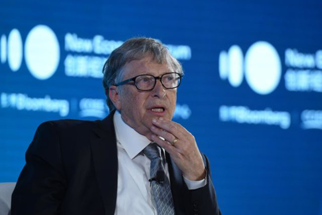 Rời Microsoft, Bill Gates muốn tập trung vào các nỗ lực từ thiện - Ảnh: AFP Rời Microsoft, Bill Gates muốn tập trung vào các nỗ lực từ thiện - Ảnh: AFP