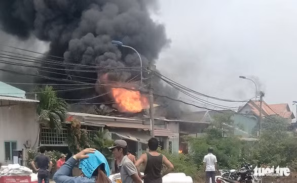 Nguyên nhân vụ cháy đang được điều tra - Ảnh: CTV