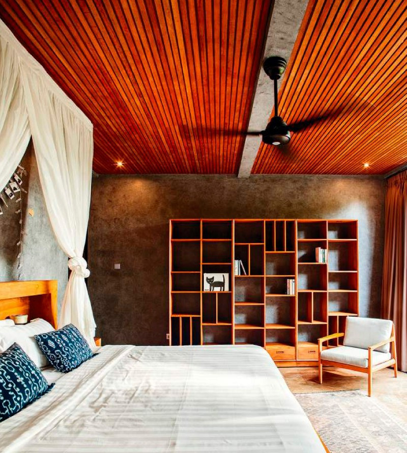 Nhờ nằm ở gần rừng, cộng với kiểu kiến trúc mở nên căn biệt thự gần như không cần sử dụng đến điều hòa.