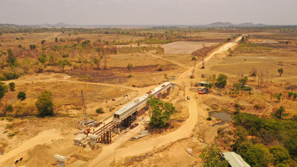 Công trình thủy lợi Ia Mơr sẽ cung cấp nước tưới cho gần 12.500 ha diện tích cây trồng các loại. Ảnh: N.T