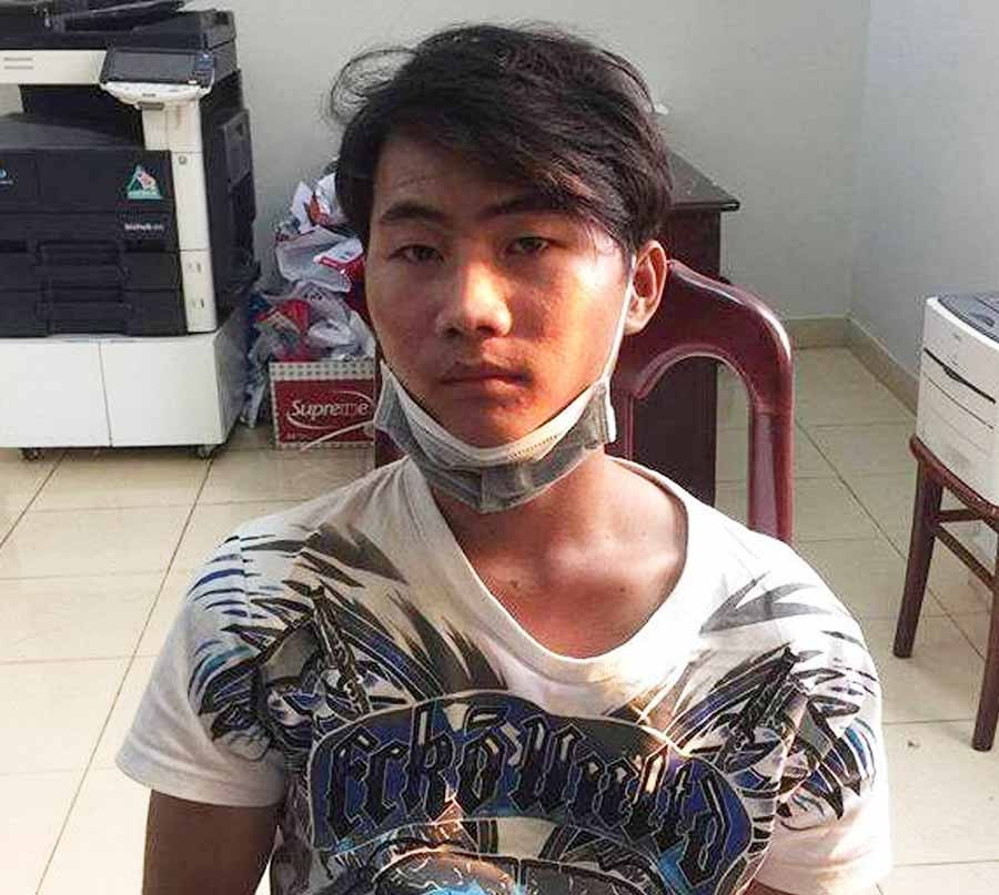 Hảo bị bắt giữ sau ít giờ gây án. Ảnh: V.N  Hảo bị bắt giữ sau ít giờ gây án. Ảnh: V.N