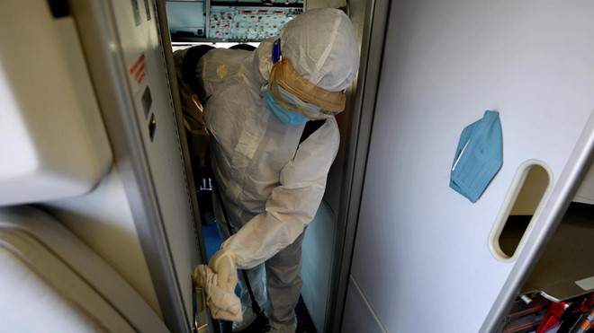 Thêm 1 ca dương tính trên chuyến bay VN0054 được phát hiện/ Ảnh Đậu Tiến Đạt