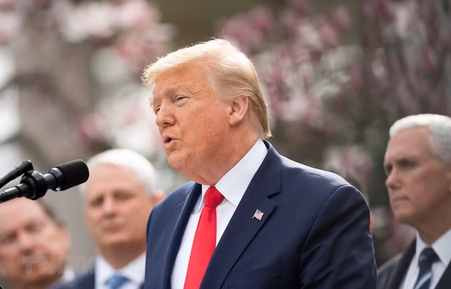 Tổng thống Mỹ Donald Trump. (Ảnh: THX/TTXVN)