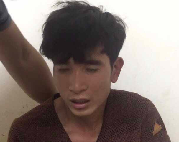 Đối tượng Hải đã bị bắt giữ . Ảnh: Văn Ngọc 