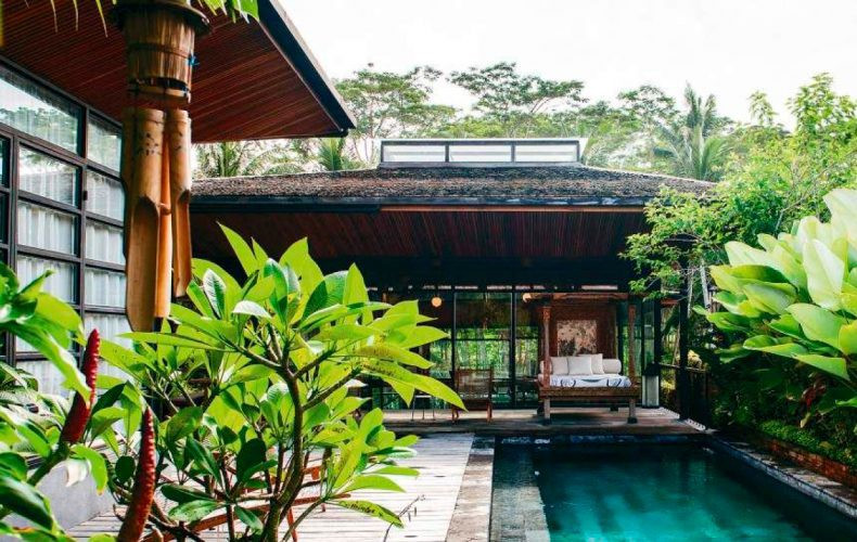 Biệt thự khi hoàn thành hài hòa với thiên nhiên.