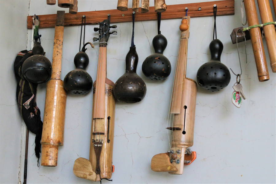 Những cây Viokram được ông Trường mất nhiều công sức chế tác. Ảnh: Bảo Trung Những cây Viokram được ông Trường mất nhiều công sức chế tác. Ảnh: Bảo Trung