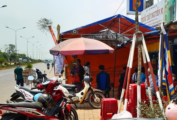 Gia đình tổ chức đám tang của anh Trần Cao Cường. Ảnh: T.D