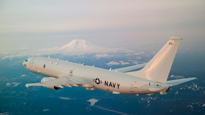 Một chiếc máy bay chống ngầm P-8A của hải quân Mỹ. Ảnh: Boeing Một chiếc máy bay chống ngầm P-8A của hải quân Mỹ. Ảnh: Boeing