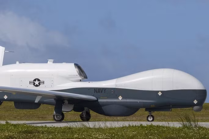  Máy bay trinh sát không người lái MQ-4C Triton của Hải quân Mỹ. Ảnh: SCMP