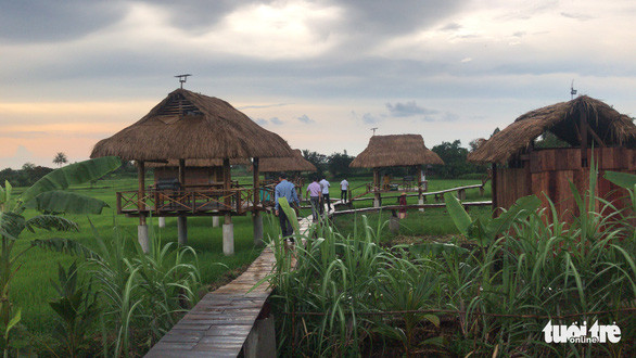 Đoàn liên ngành UBND TP Buôn Ma Thuột kiểm tra công trình vi phạm chiều 20-7 - Ảnh: TRUNG TÂN