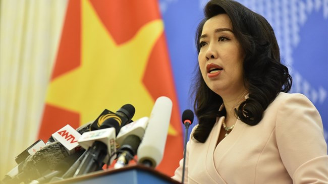  Người phát ngôn Bộ Ngoại giao Việt Nam Lê Thị Thu Hằng. Ảnh: Nhật Hạ.