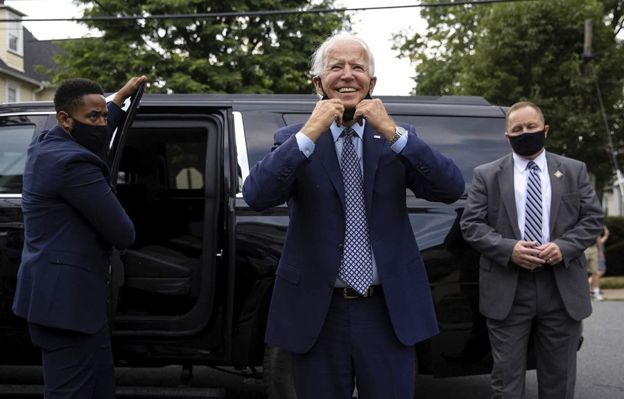  Cựu Phó Tổng thống Mỹ Joe Biden (giữa). (Nguồn: AP)