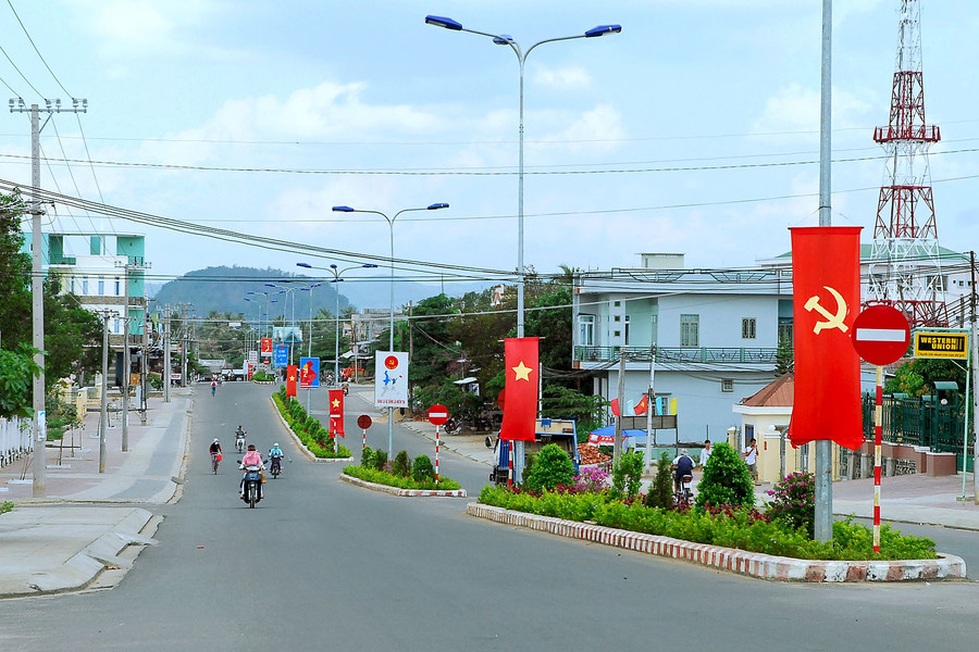  Một góc thị xã Ayun Pa. Ảnh: Đ.T