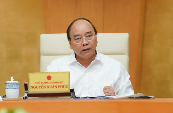 Thủ tướng Nguyễn Xuân Phúc phát biểu tại cuộc họp - Ảnh: VGP  Thủ tướng Nguyễn Xuân Phúc phát biểu tại cuộc họp - Ảnh: VGP