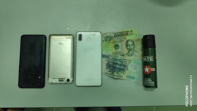 Tang vật thu giữ.