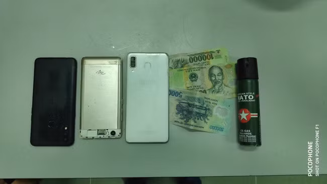 Tang vật thu giữ.