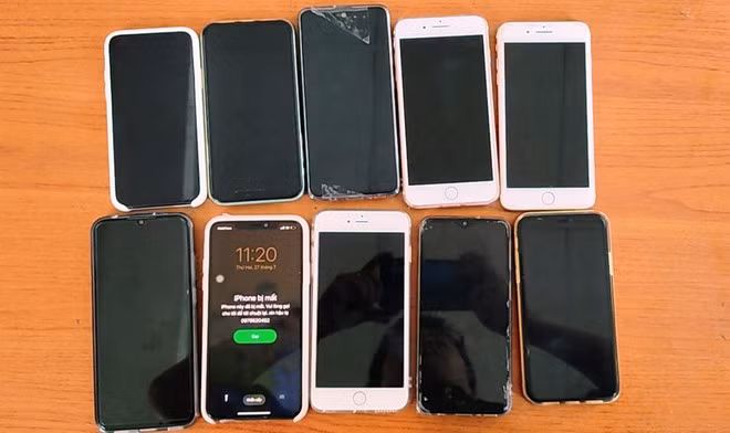 Tang vật vụ móc túi ẢNH: G.BTang vật vụ móc túi ẢNH: G.B