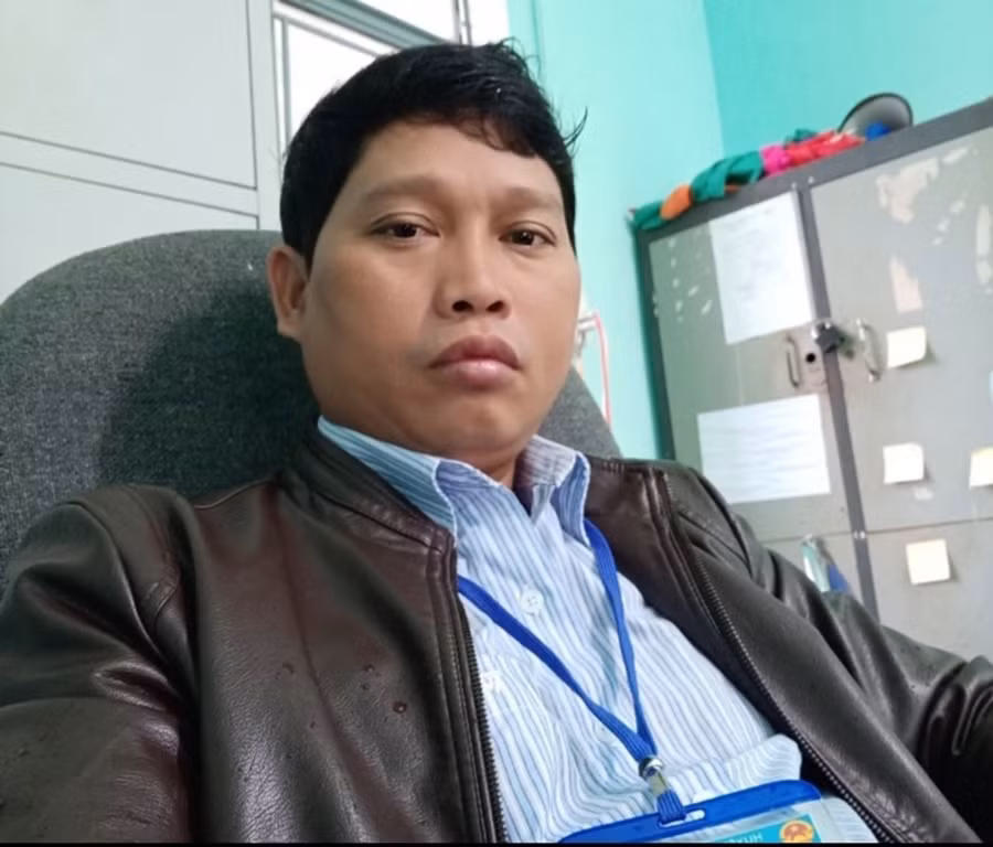 Ông Rơ Lan Then-Phó Chủ tịch UBND xã Ia Krai. Ảnh: Nguyễn Tú