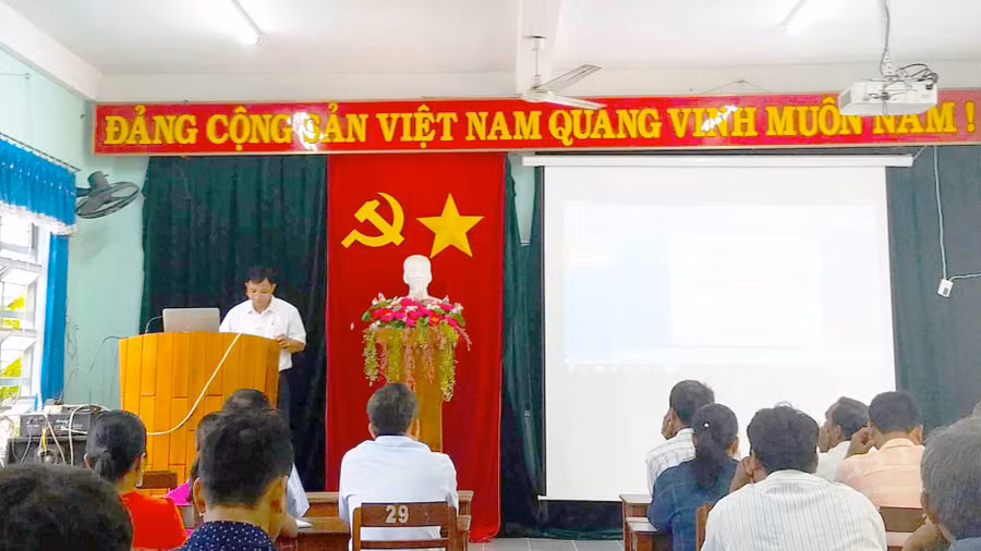 Toàn cảnh buổi tập huấn. Ảnh: Hoàng Hiền 