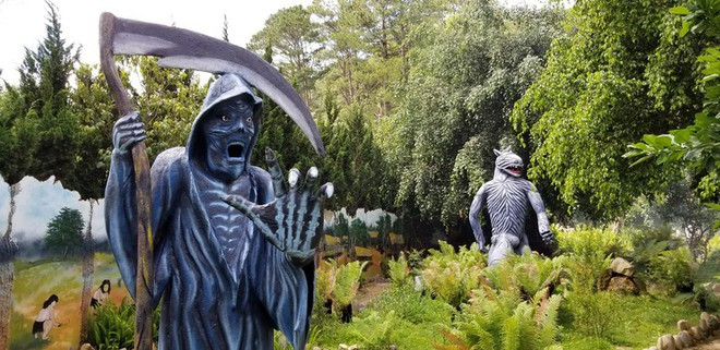 Một góc Khu du lịch Quỷ Núi ẢNH: LÂM VIÊN Một góc Khu du lịch Quỷ Núi ẢNH: LÂM VIÊN